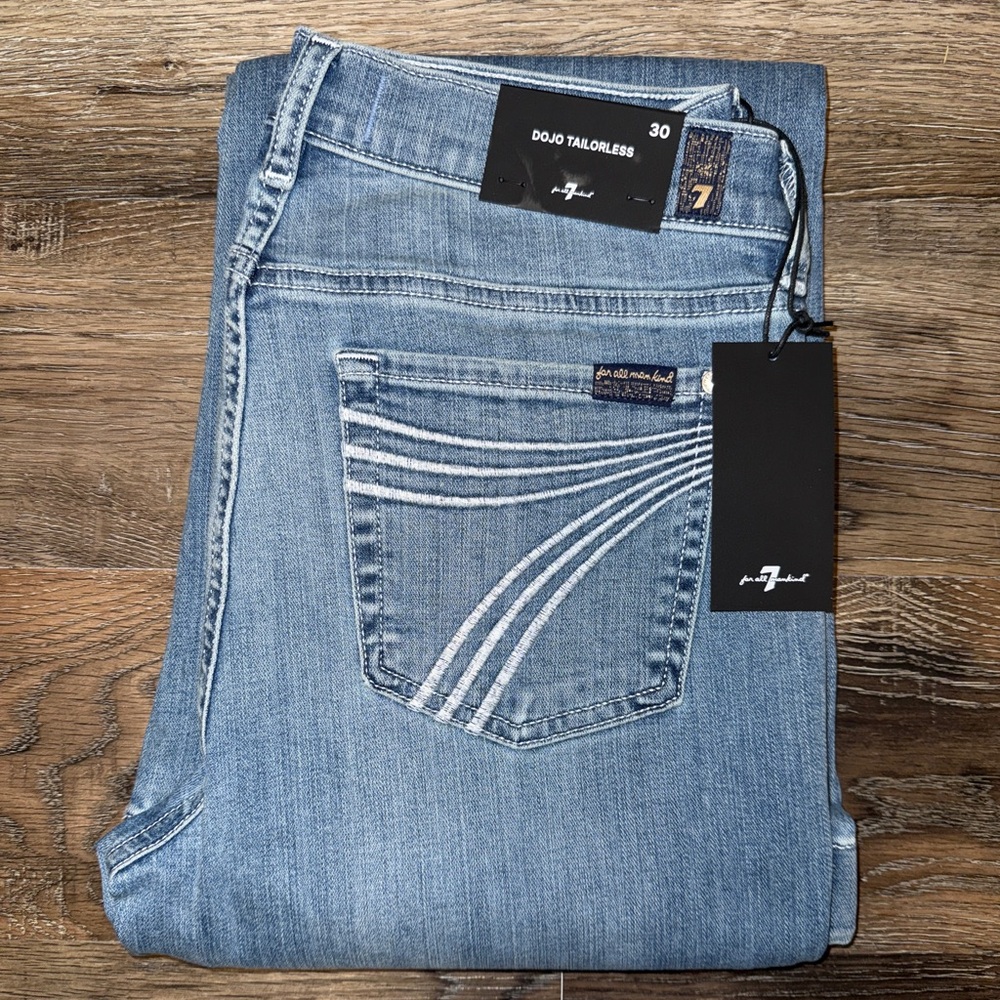 NWT 7 For All Mankind Dojo Tailorless Jeans 7FAMK